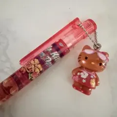 ご当地ハローキティ 茅ヶ崎限定 ボールペン ピンク 日焼けキティちゃん　サンリオ