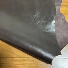 格安　牛革　本革　はぎれ大　レザークラフト　革はぎれ　革ハギレ　NO.61