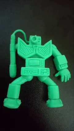 キン肉マン 消しゴム キン消し 王位争奪編 パート2 ミスターVTR 緑 キン消し 王位争奪編 パート2 | 塩ビ精肉店