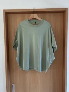 TRAVAIL MANUEL コンパクト天竺コクーンtシャツ　ミントのサムネイル