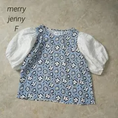 メリージェニー merry jenny 花柄 ドット ボリューム袖 ブラウス Fのサムネイル