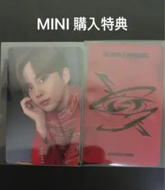 ateez will ミニレコード　購入特典　トレカ　ジョンホ