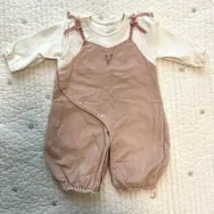 長袖ロンパース　MAMARAKU 50〜70