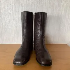 Benelli レディースブーツダークブラウン 24cm