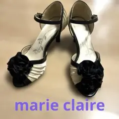 marie claire 22.5cm オープントゥ パンプス マリクレールのサムネイル