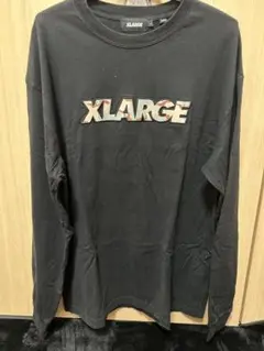 XLARGE ブラック ロングTシャツ L