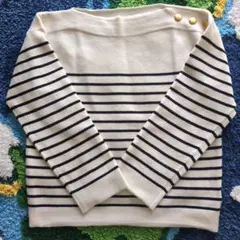 a.v.v standard ストライプ 長袖セーター М