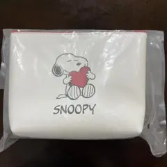 【新品未開封】　DHC スヌーピー　ポーチ&ミラーセット　ハート