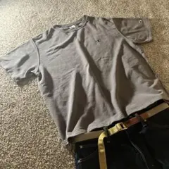 Champion チャンピオン 短丈半袖Tシャツ ワンポイント刺繍 裏毛のサムネイル