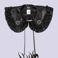 IMVAL / Leather collar [BLK] QOOZA つけ襟