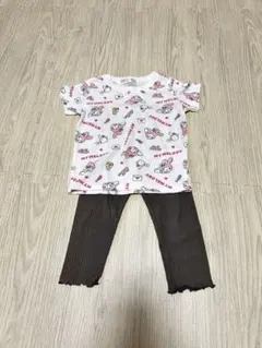 ベビー　Tシャツ パンツ　サンリオ　マイメロ　80 女の子　保育園　半袖　夏服