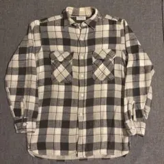 50's 60's マチネル POWR HOUSE ネルシャツ マチ付き 青×黒 - メルカリ