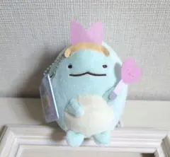 すみっコぐらし 天使なえびてん ボールチェーン付き推し活ぬいぐるみ キーホルダー