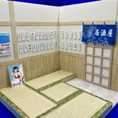 【居酒屋/和室】　背景ボード　ディスプレイ　ミニチュア　ドールハウス　1/12