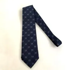 GUCCI ネクタイ シルク ネイビー GG柄 スター ビー ハート - メルカリ