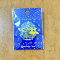 ポケモンセンター 2021年クリスマス ロゴピンズ　ピカチュウ　ポッチャマ