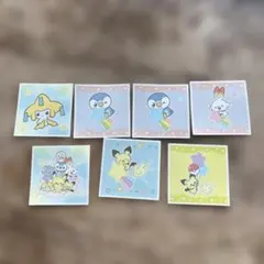 ポケモン ポケピース　ステッカー 7枚セット
