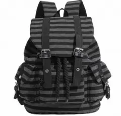 y2k border pattern parachute backpack