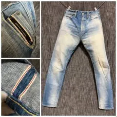 RESOUND CLOTHING 経年セルビッチ　ストレッチセルビッチ　デニムのサムネイル