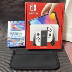 ニンテンドースイッチ 有機ELモデル ソフト1本 ケース1つ
