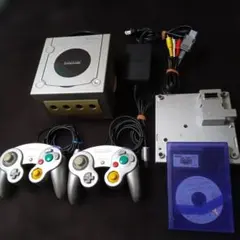 ゲームキューブ本体シルバー ゲームボーイプレーヤー スタートアップディスクセット