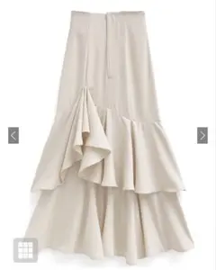 GRL ws03　アシンメトリーティアードマーメイドスカート
