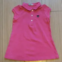 ミキハウス ポロシャツワンピ