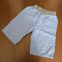 コンビミニ　タンガリー　ハーフパンツ　120cm