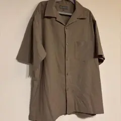 ブラウン LLサイズ 半袖シャツ