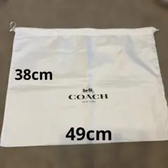 COACH コーチ 巾着袋　ポーチ　サテン系
