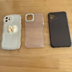 iPhone11用ケース 3点セット
