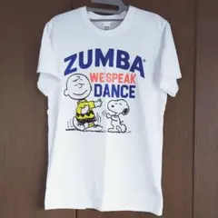 ZUMBA ズンバウェア トップス Tシャツ ピーナッツ コラボ　白のサムネイル