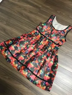 ジルスチュアート 花柄ワンピース