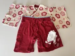 着物風ロンパース　たび靴下付