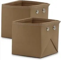 AA516s【多機能収納】TOSSOW クラフト紙袋 Sサイズ2枚