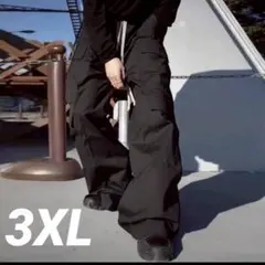 ワイド　カーゴパンツ　MijkoやRick好きな方　 韓国系　メンズ　3XL