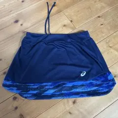 asics テニス スコート ネイビー ブルーのサムネイル