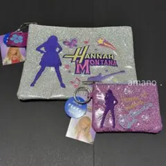 ハンナモンタナグリッターポーチ - メルカリ