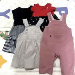 【子ども服】ワンピース＊サロペット＊80〜90サイズ　4点のサムネイル