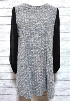 レリアン 膝丈ワンピース チュニック 花柄