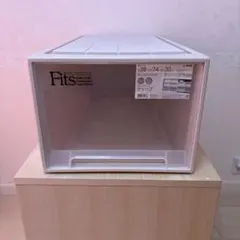 Fits 収納ケース ディープ カプチーノ39×74×30cm