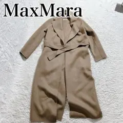 【美品】S MaxMara マックスマーラ　メッシ　ピュア　バージンウールコートのサムネイル