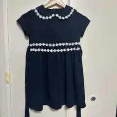Catherine Cottage 半袖ワンピース 120 ネイビー