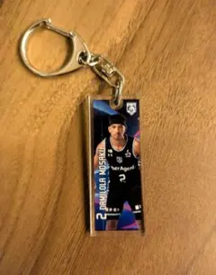 福井ブローウィンズ　来場ポイント景品　短冊形キーホルダー