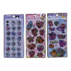 サンリオ 日焼けキティ おはじき ウォーターインシール 3枚セット