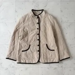 シンプルライフ レナウン リバーシブル中綿ブルゾン キルティングジャケット