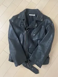 beautiful people ライダースジャケット ラムレザー