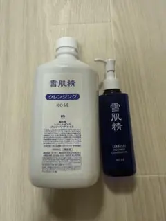 新品未開封】雪肌精トリートメントクレンジングオイル1000ml +空容器×2