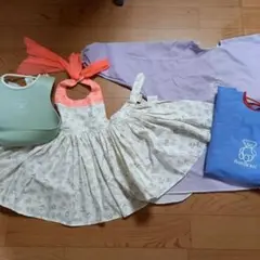 BabyBjörn マールマール花柄エプロンセット　スモック