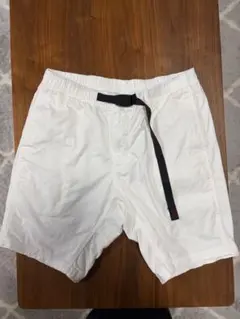 GRAMICCI ホワイト ショートパンツ L